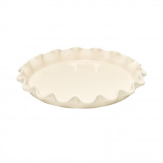 Imagén: Керамична форма за тарт "RUFFLED TART DISH" - Ø 33 см - цвят екрю - EMILE HENRY