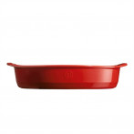 Керамична овална форма за печене "LARGE OVAL OVEN DISH" - 41 х 26 см - цвят червен - EMILE HENRY