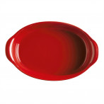 Керамична овална форма за печене "LARGE OVAL OVEN DISH" - 41 х 26 см - цвят червен - EMILE HENRY