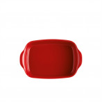 Керамична провоъгълна форма за печене " SMALL RECTANGULAR OVEN DISH"- 30 х 19 см - цвят червен - EMILE HENRY