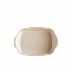 Керамична провоъгълна форма за печене "RECTANGULAR OVEN DISH"- 36,5 х 23,5 см - цвят екрю - EMILE HENRY