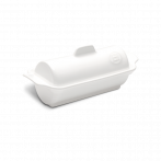 Керамична форма за терин "MEDALLION TERRINE" - 24,5 х 10 см - цвят бял - EMILE HENRY