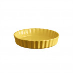 Керамична дълбока форма за тарт "DEEP FLAN DISH" - Ø 24 см - цвят жълт - EMILE HENRY