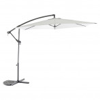 Градински чадър - тип камбана - светлосив, диаметър - 3 м