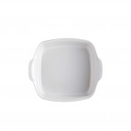 Керамична квадратна тава за печене "SQUARE OVEN DISH" - 1,8 л - 22 х 22 см -  цвят бял - EMILE HENRY