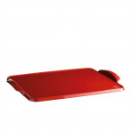 Керамична плоча за печене "BAKING TRAY" - 42 х 31 см - цвят червен - EMILE HENRY