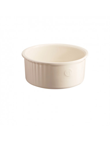 Керамична купа за суфле "SOUFFLE BAKING DISH" - Ø 23 см - цвят екрю - EMILE HENRY