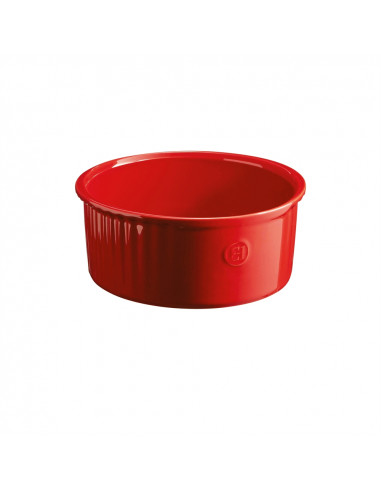 Керамична купа за суфле "SOUFFLE BAKING DISH" - Ø 23 см - цвят червен - EMILE HENRY