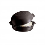 Керамична форма за печене с капак "CHEESE BAKER" - Ø 19 см - цвят черен - EMILE HENRY