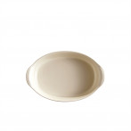 Керамична овална форма за печене "SMALL OVAL OVEN DISH" - 27,5 х 17,5 см - цвят екрю - EMILE HENRY