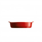 Керамична овална форма за печене "SMALL OVAL OVEN DISH" - 27,5 х 17,5 см - цвят червен - EMILE HENRY