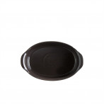Керамична овална форма за печене "SMALL OVAL OVEN DISH" - 27,5 х 17,5 см - цвят черен - EMILE HENRY