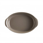 Керамична овална форма за печене "OVAL OVEN DISH" - 35 х 22,5 см - цвят бежов - EMILE HENRY