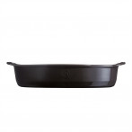 Керамична овална форма за печене "LARGE OVAL OVEN DISH" - 41,5 х 26,5 см - цвят черен - EMILE HENRY
