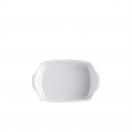 Керамична правоъгълна форма за печене "INDIVIDUAL OVEN DISH" - 22 х 15 см - цвят бял - EMILE HENRY