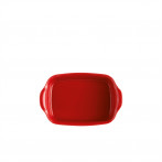 Керамична правоъгълна форма за печене "INDIVIDUAL OVEN DISH" - 22 х 15 см - цвят червен - EMILE HENRY