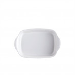Керамична правоъгълна форма за печене " SMALL RECTANGULAR OVEN DISH"- 30 х 19 см - цвят бял - EMILE HENRY
