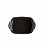 Керамична правоъгълна форма за печене " SMALL RECTANGULAR OVEN DISH"- 30 х 19 см - цвят черен - EMILE HENRY