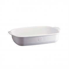 Керамична провоъгълна форма за печене "RECTANGULAR OVEN DISH"- 36,5 х 23,5 см - цвят бял - EMILE HENRY