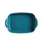Керамична провоъгълна форма за печене "RECTANGULAR OVEN DISH"- 36,5 х 23,5 см - цвят син - EMILE HENRY