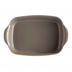 Керамична правоъгълна форма за печене "LARGE RECTANGULAR OVEN DISH" - 42 х 28 см - цвят бежов - EMILE HENRY