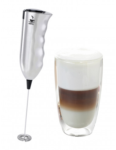 Комплект миксер за фрапе “MARCELLO“ и двустенна чаша за Лате Макиато (350 мл) - GEFU