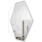 Огледало за стена “PRISMA“ - цвят бял - UMBRA
