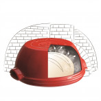 Керамична кръгла форма за печене на хляб "ROUND BREAD BAKER" - цвят екрю - EMILE HENRY