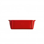 Керамична провоъгълна форма за печене "SMALL LOAF DISH" - 24 х 11  - цвят червен - EMILE HENRY