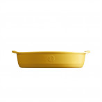 Керамична овална форма за печене "SMALL OVAL OVEN DISH" - 27,5 х 17,5 см - цвят жълт - EMILE HENRY