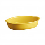 Керамична овална форма за печене "OVAL OVEN DISH" - 35 х 22,5 см - цвят жълт - EMILE HENRY