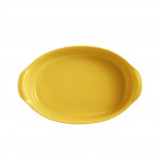 Керамична овална форма за печене "OVAL OVEN DISH" - 35 х 22,5 см - цвят жълт - EMILE HENRY
