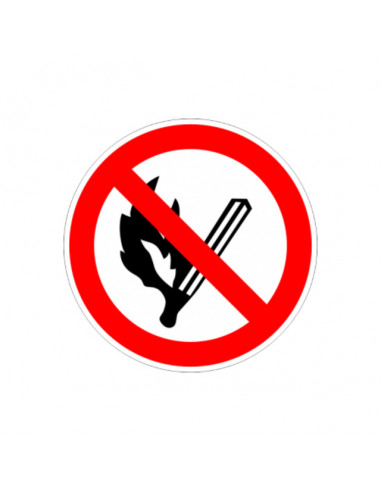 Табела „Забранено пушенето и паленето на огън“, 23х23 см