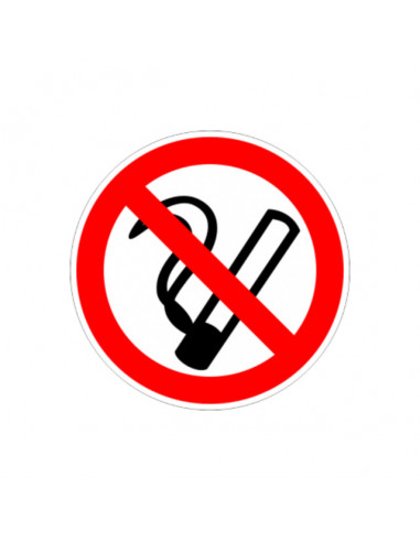 Стикер „Пушенето забранено“, 12х12 см