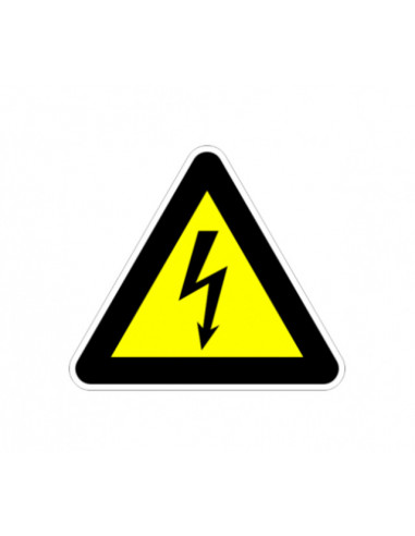 Стикер „Опасност от електричество“, 13х12 см