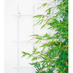 Решетка за пълзящи растения Bellissa, бяла, 150х45 см