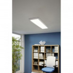 Рамка за LED панел Eglo Salobrena, метална, бяла, 120,5x30,3 см