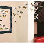 Декоративен стикер Пеперуди и калинки - 21х29,7 см