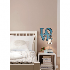 Стикер за стена и мебели  Love - 50х70 см