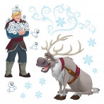 Стикер за стъкло  Disney Edition Frozen Snowflake - 26 части, 31х31 см