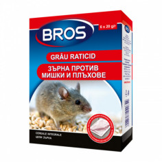 Отрова за мишки и плъхове БРОС - 120 г, зърна