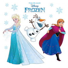 Imagén: Декоративен стикер за стъкло Komar Disney Edition Frozen Snowflake - 31х31 см, 26 части