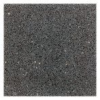 Кварцов камък - 30x30 см, черен, гланц