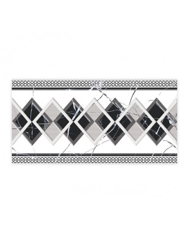 Декор Mona Dismond - 30x60 см, черно и бяло