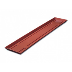 Подложка за балконско сандъче - 100 см, цвят теракота