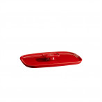 Керамичен правоъгълен капак за тави EH 9650 - цвят червен - EMILE HENRY