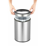 Отворен кош за отпадъци “ROUND“ - 12 литра - мат - EKO