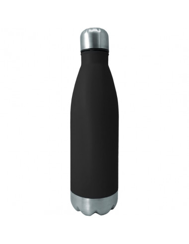 Туристическа бутилка цвят черен/инокс - 750 мл. - Vin Bouquet