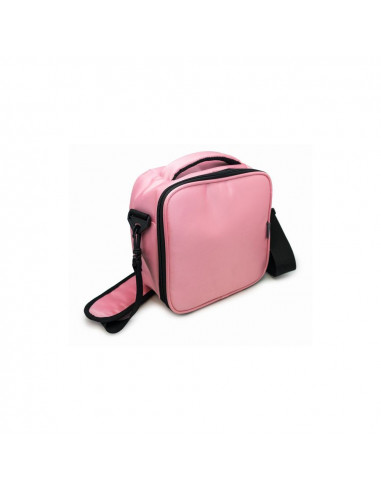 Термоизолираща чанта за храна с два джоба - розов цвят - Vin Bouquet
