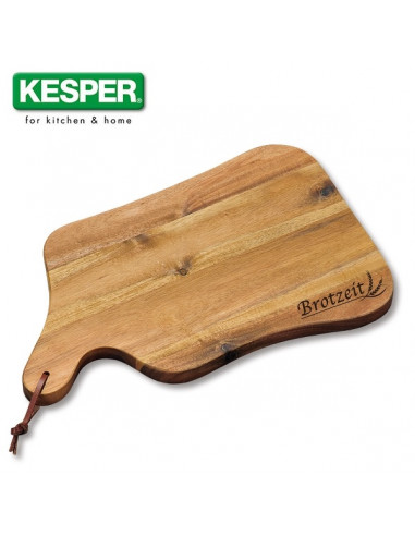 Асиметрична дъска за рязане и сервиране акация, KESPER Германия